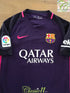 2016/17 Barcelona Away La Liga Football Shirt