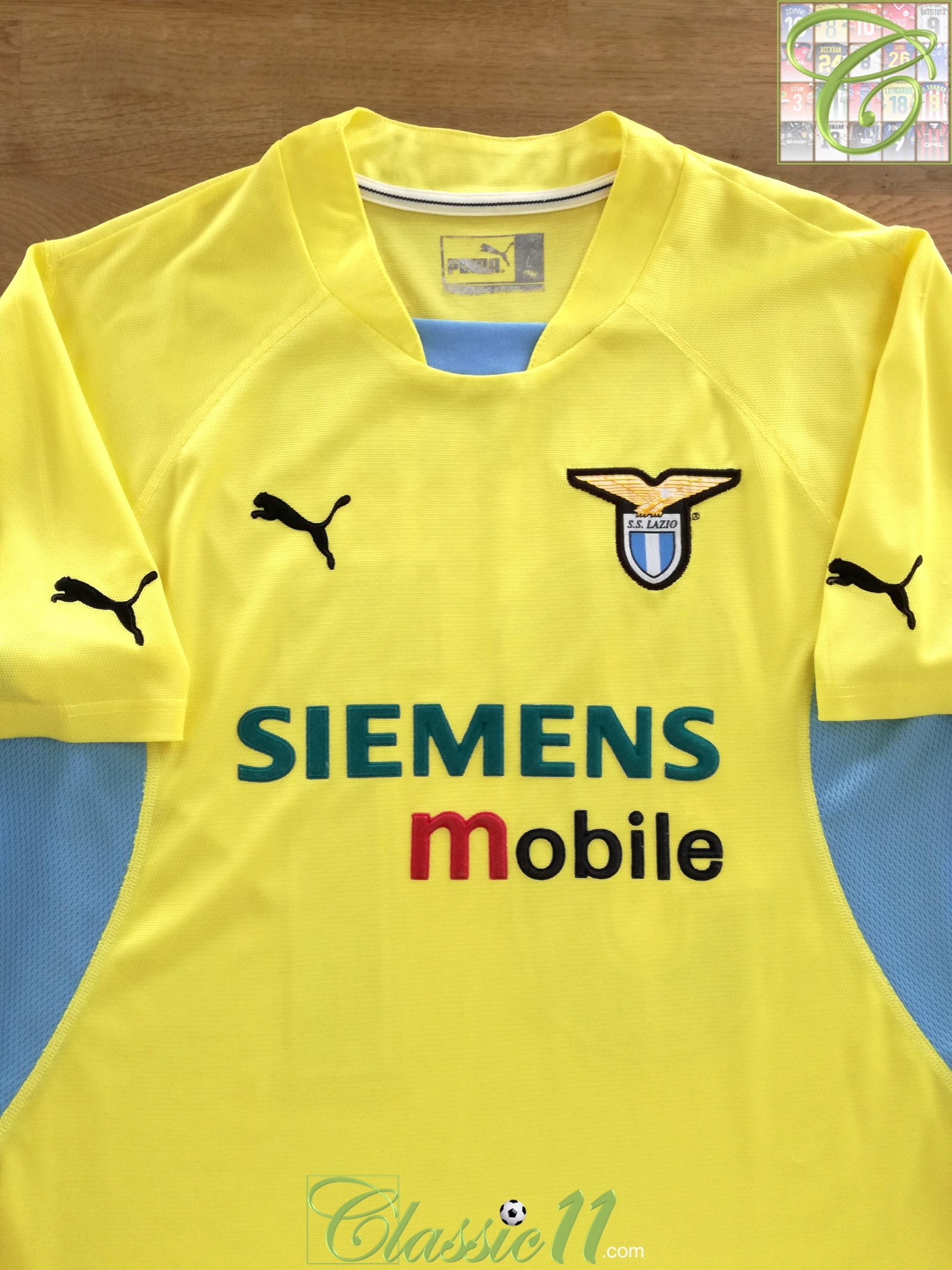 2001/02 Lazio Away Football Shirt Stam #31 (L)