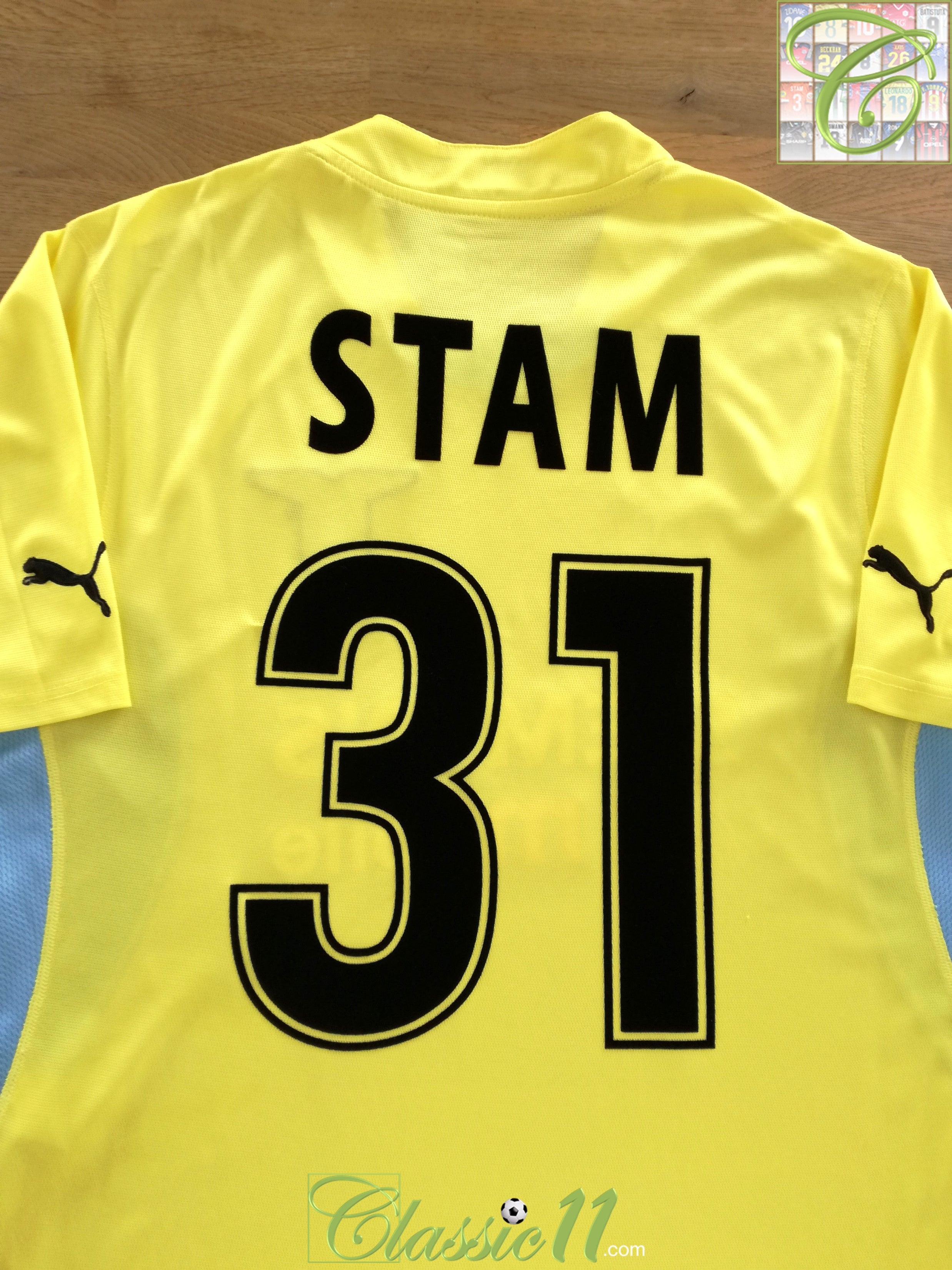 2001/02 Lazio Away Football Shirt Stam #31