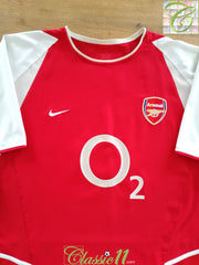2002/03 Arsenal Home Football Shirt