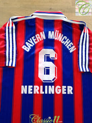 1995/96 Bayern Munich Home Football Shirt Nerlinger #6