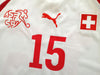 2010/11 Switzerland Away Football Shirt Hakan Yakin #15 (L)