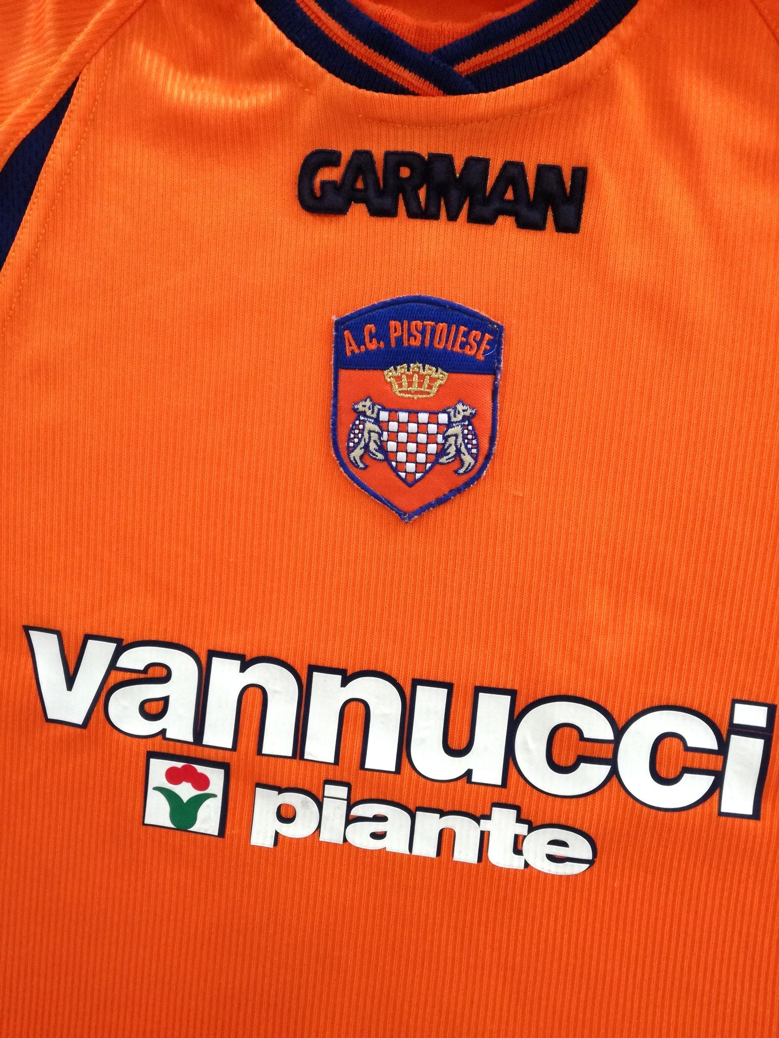 2001/02 AC Pistoiese Home Serie Football Shirt Bianchini #3 (L)