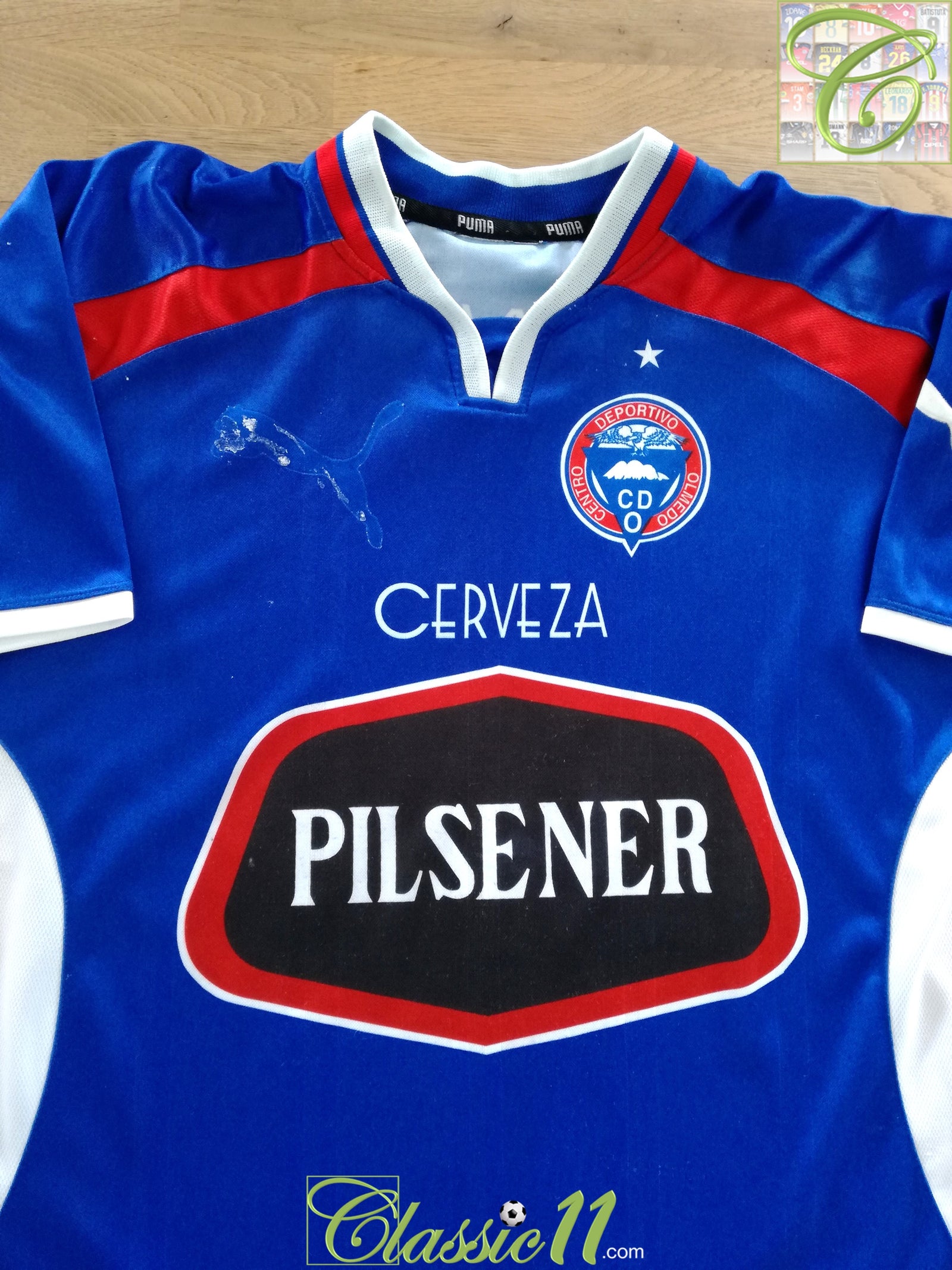 2001/02 Centro Deportivo Olmedo Home Football Shirt #9 (L)