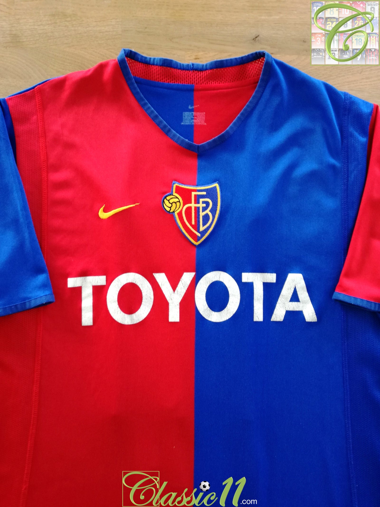 2002/03 FC Basel Home Football Shirt Kilian #10 (M)