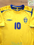 2005/06 Sweden Home Football Shirt Ibrahimović (XL)