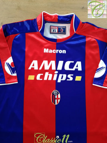 2004/05 Bologna Home Football Shirt