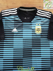 2018 Argentina Pre-Match Football Shirt