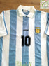 1994 Argentina Home Football Shirt Maradona #10 (S)