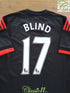 2015/16 Man Utd 3rd Premier League Football Shirt Blind #17