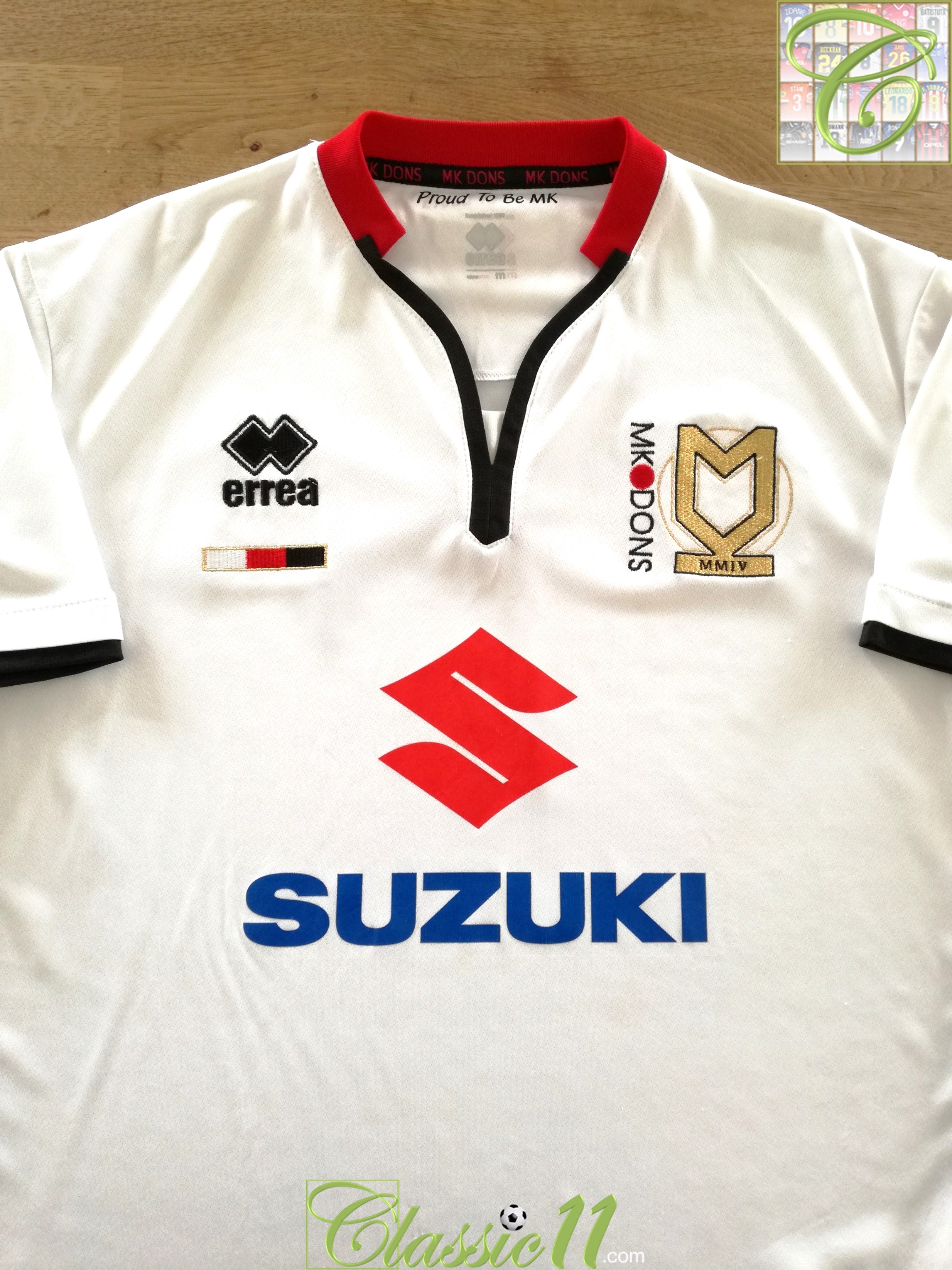 2015/16 MK Dons Home Football Shirt