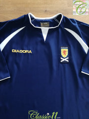 2003/04 Scotland Home Football Shirt