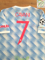 2021/22 Man Utd Away Champions League Football Shirt Cavani #7