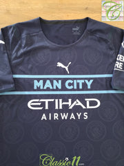 2021/22 Man City 3rd Authentic Football Shirt
