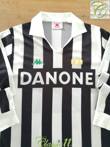 1992/93 Juventus Basic Home Football Shirt
