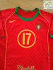 2004/05 Portugal Home Football Shirt C.Ronaldo #17 (M)