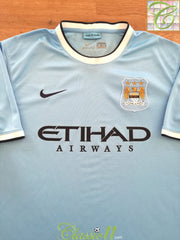 2013/14 Man City Home Football Shirt