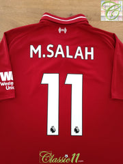 2018/19 Liverpool Home Premier League Football Shirt M. Salah #11