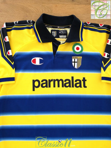 1999/00 Parma Home Football Shirt