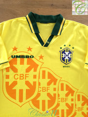 1994/95 Brazil Home Football Shirt (L)
