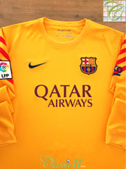 2015/16 Barcelona Goalkeeper La Liga Long Sleeve Football Shirt