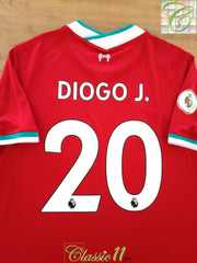 2020/21 Liverpool Home Premier League Football Shirt Diogo J. #20