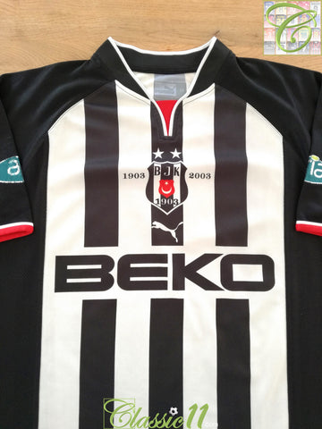 2002/03 Besiktas Home Centenary Football Shirt