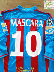 2007/08 Catania Home Serie A Long Sleeve Football Shirt Mascara #10