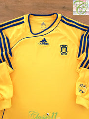 2006/07 Brondby Home Long Sleeve Football Shirt