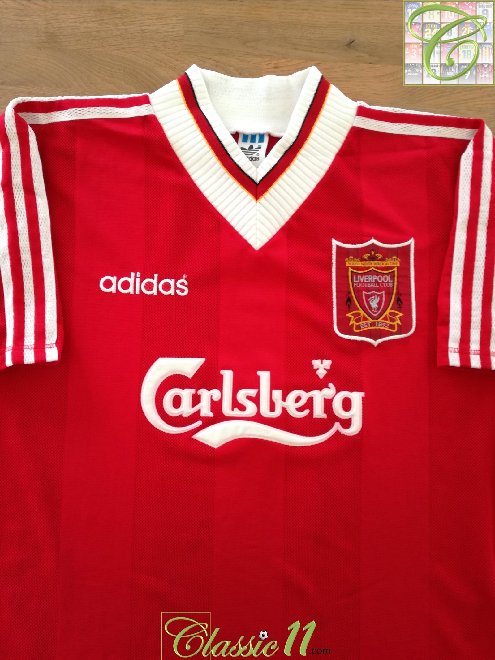 1995/96 Liverpool Home Football Shirt