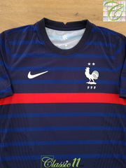 2020/21 France Home Authentic Football Shirt