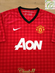 2012/13 Man Utd Home Football Shirt
