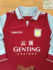 2012/13 Aston Villa Home Long Sleeve Football Shirt