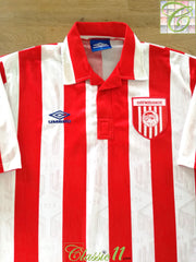 1992/93 Olympiacos Home Football Shirt