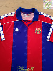 1992/93 Barcelona Home Football Shirt