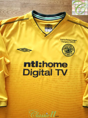2002/03 Celtic Away 'SPL Champions' Long Sleeve Football Shirt