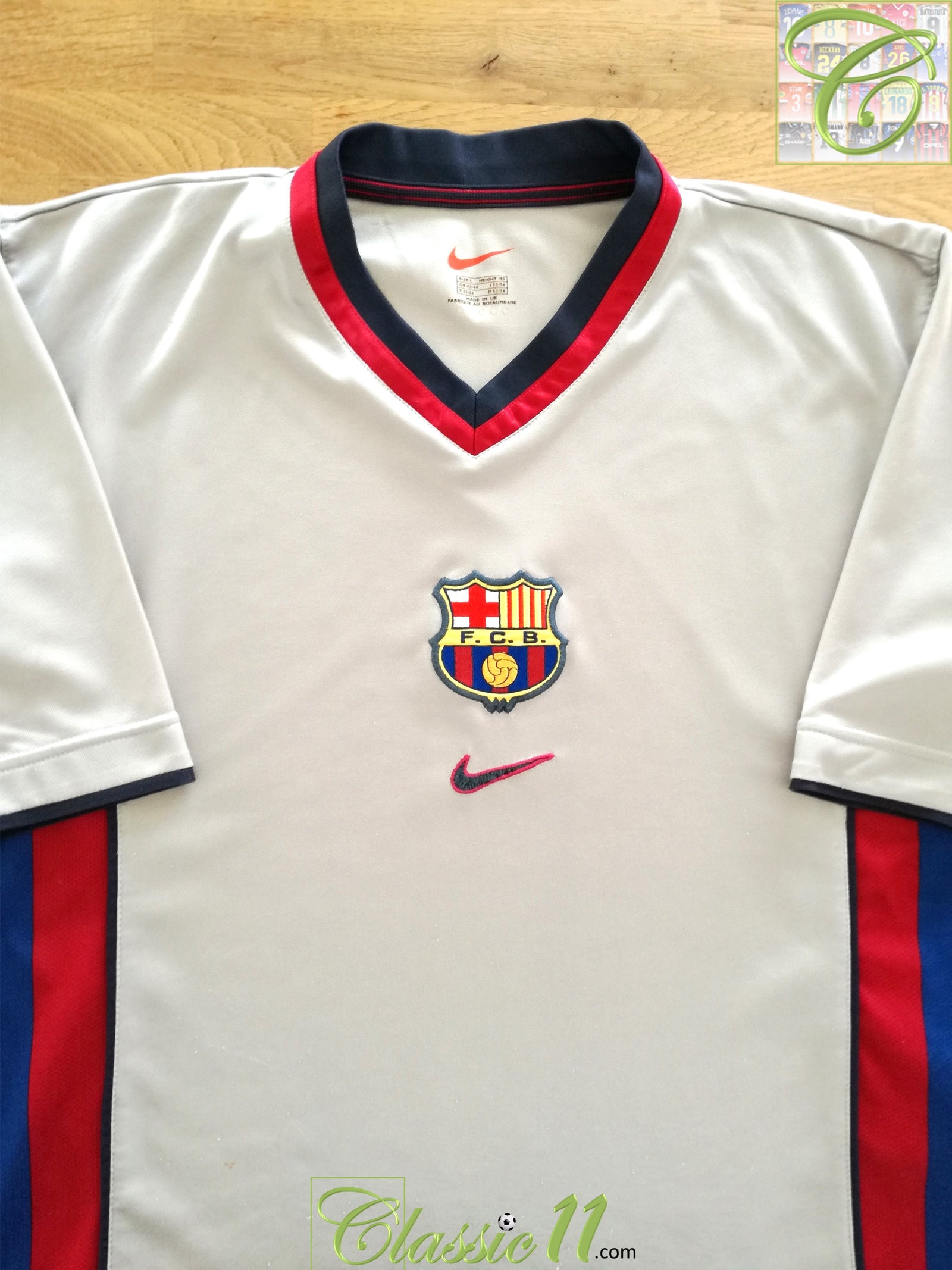 1998/99 Barcelona Away Football Shirt