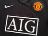 2007/08 Man Utd Away Champions League Football Shirt (L)