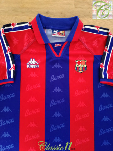 1995/96 Barcelona Home Football Shirt