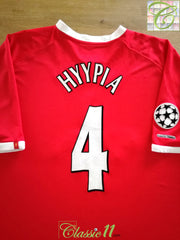 2001/02 Liverpool Champions League Football Shirt Hyypia #4