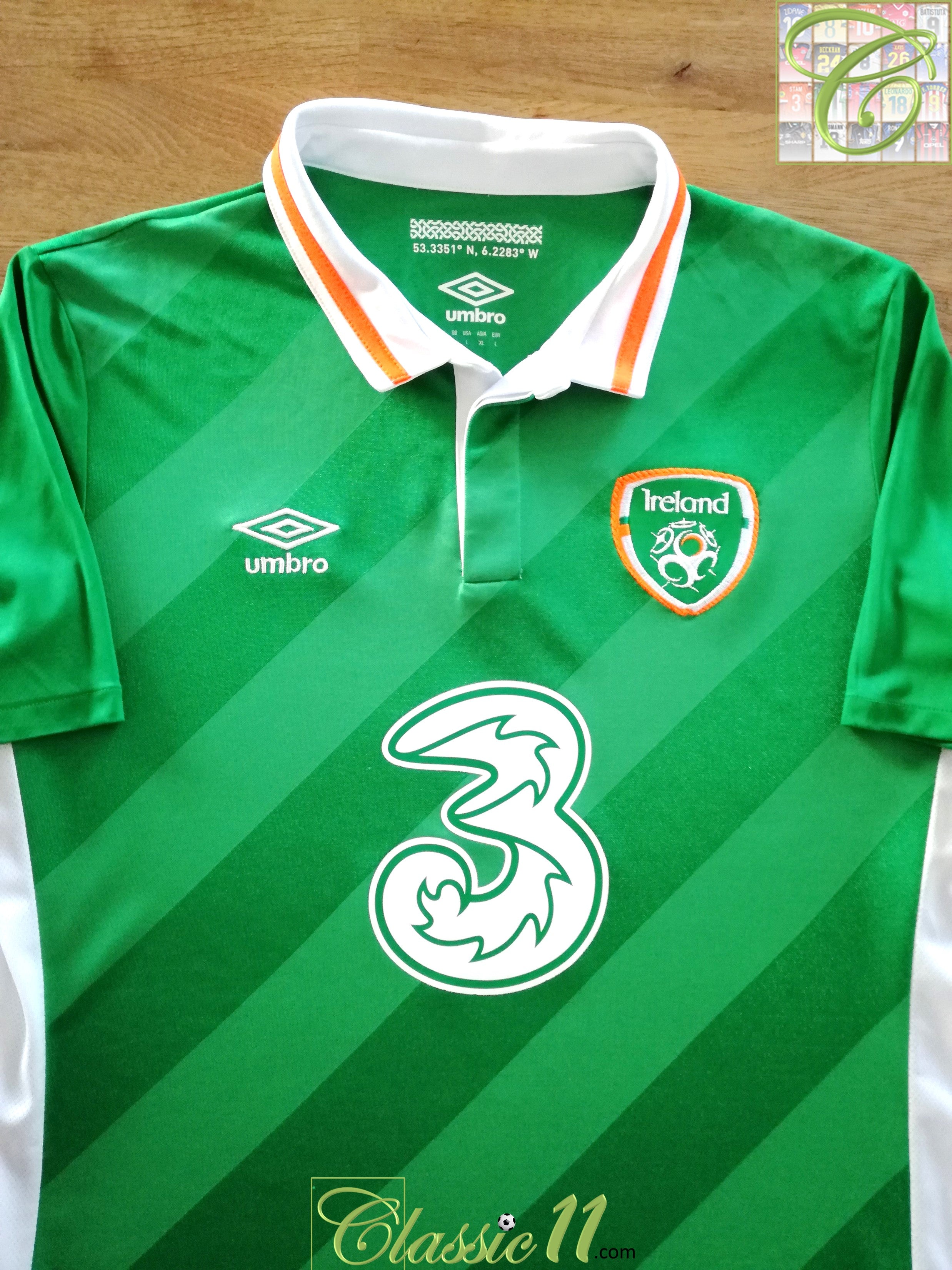 2016/17 Republic of Ireland Home Football Shirt