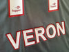 2011 Estudiantes Away Football Shirt Veron #11 (XL)