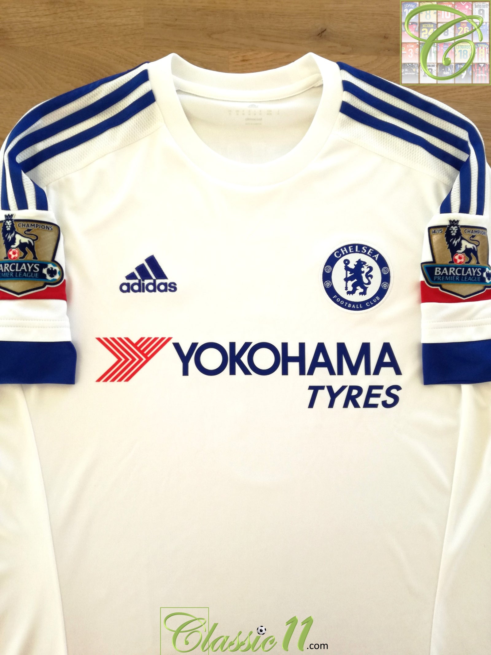 2015/16 Chelsea Away Premier League Football Shirt Zouma #5 (M)