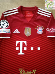 2021/22 Bayern Munich Home Champions League Football Shirt