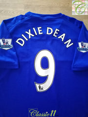 2010/11 Everton Home Premier League Football Shirt Dixie Dean #9