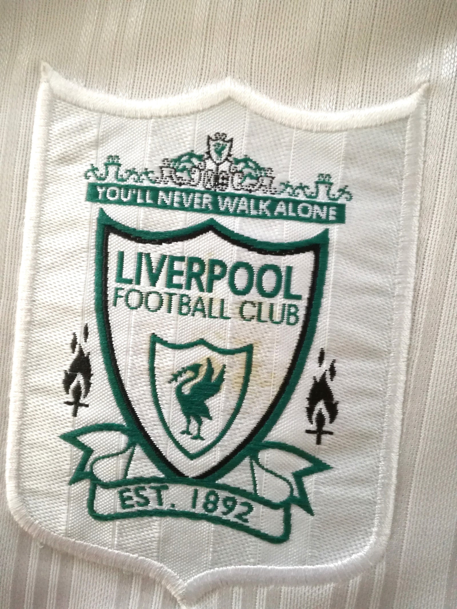 1995/96 Liverpool Away Football Shirt (L)