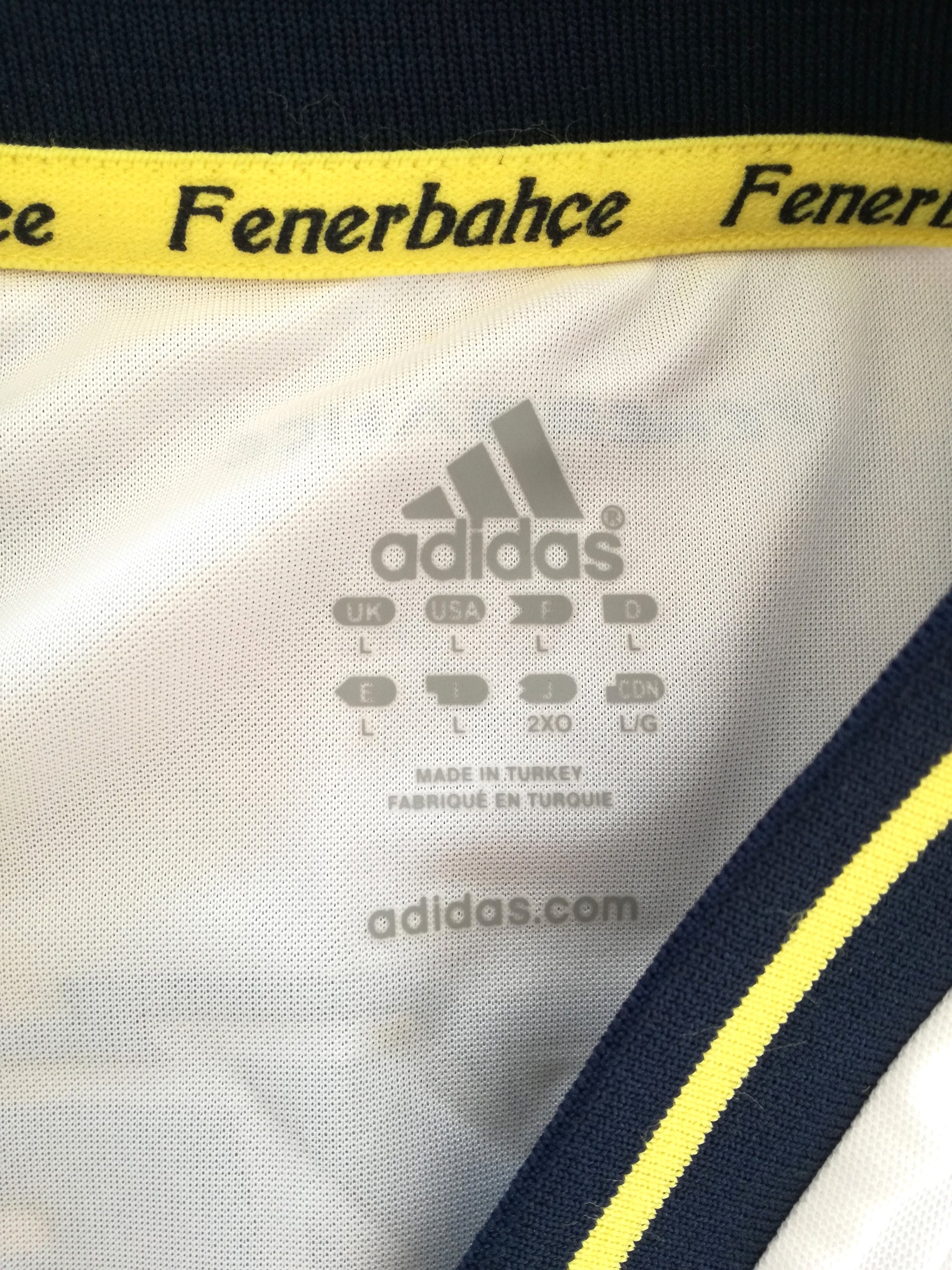 2013/14 Fenerbahçe Away Football Shirt (L) *BNWT*