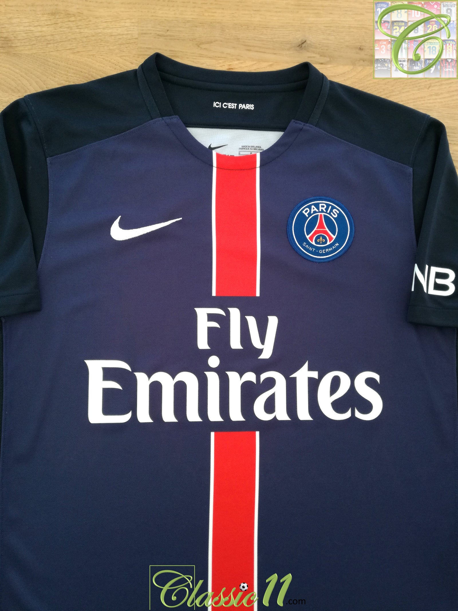 2015/16 PSG Home Football Shirt