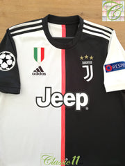 2019/20 Juventus Home Champions League Football Shirt