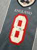 1996/97 England Away Football Shirt Gascoigne #8 (L)